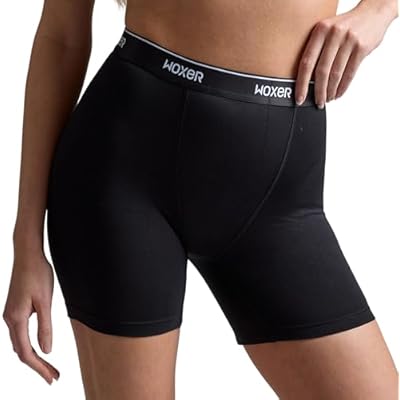 Woxer Womens Baller 5 High Waisted Boy Shorts Underwear Seamless Boxer Briefs, Boyshort Panties, No Show Womens Boxers