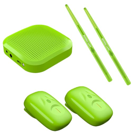 Air Drum Sticks Set, Virtual Electronic Drum Set, Air Drum Sticks Set, Electric Drumsticks, Air Drumsticks, Pedals, Bluetooth and 8 Sounds, Electric Tabletop Drum Set Machine