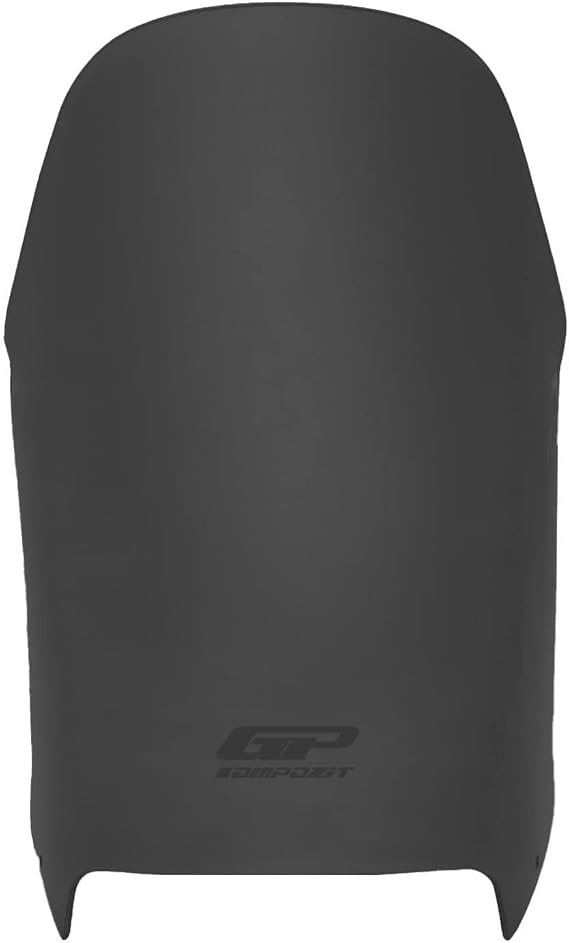 GP Kompozit Windshield Windscreen Smoked Compatible for Bajaj Boxer 150 / Boxer X150 2014-2016 45 cm