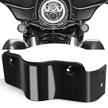 Black Batwing Outer Fairing Lower Trim Skirt for Harley Davidson Touring 1996-2013 Electra Glide FLHT, 2006-2013 Street Glide FLHX Models (Replaces OEM PART# 58208-96A)