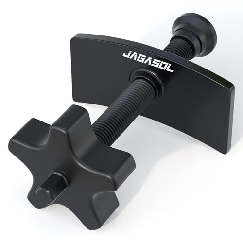 Heavy Duty Brake Pad Spreader, Disc Brake Pad Tool, Universal Brake Caliper Compression Tool, Caliper Piston Compressor Tool with Swivel Joint, Solid Steel for Cars and Light Trucks