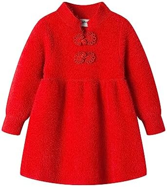 Mud Kingdom Little Girls Boutique Sweater Dress Traditional Style