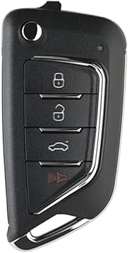 Universal 4-Button Wire Remote Key Fob Compatible with XKCD02EN Programming Tools