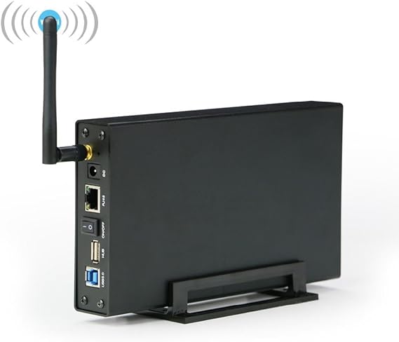 Multi-Functional 3.5inch Hard Disk Enclosure USB3.0 HDD for Case Rj45 Ethernet NAS Net Server Storage Device Hard Drive Home Storage Device Ssd NAS