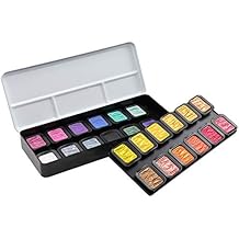HOLBEIN 610605 Fine Tech Pearl Cent Color F2400 Pearl Color 22 Colors + Flip-Flop Color 2 Color Set