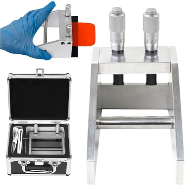 Magnetic Adjustable Film Applicator, Film Casting Doctor Blade, 55100150200300mm Effective Film Width, 0-3500m Coating Thickness Adjustable, for Preparing Coatings On Glass, Steel, Aluminum