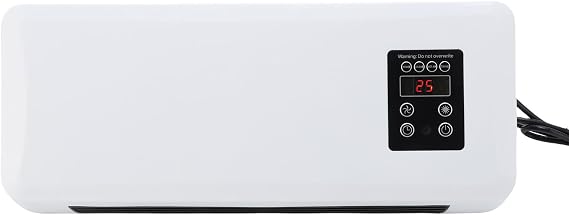 Wall Mounted Heater Small Space Heater Machine for Home Bedroom Bathroom(US Plug 110V)