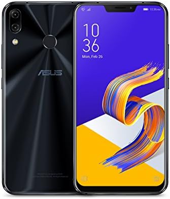 ASUS ZenFone 5Z ZS620KL-S845-6G64G - 6.2 FHD 2160x1080 display - 6GB RAM - 64GB storage - LTE Unlocked Dual SIM Cell Phone - Midnight Blue