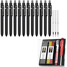 STAGEEK Black Gel Pens + Carpenter Pencils