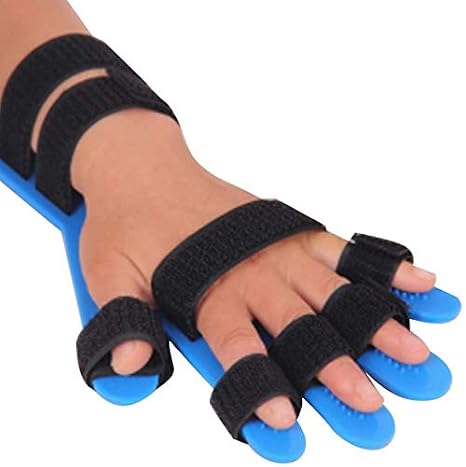 Hand sprint to help hands and fingers recover from stroke, myopsy, muscular atrophy, carpal tunnel syndrome, finger isolator fits right or left hand