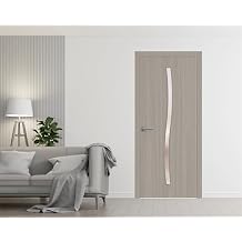 SARTODOORS Interior Slab Door Panel 24 x 84 inches | Basic 3002 Oak | Wood Veneer Doors | Pocket Closet Sliding Barn