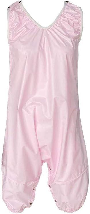 Haian Custom PVC ABDL Unisex Snap Through Crotch Romper Diaper-Friendly