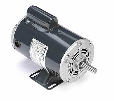 Marathon S014 56 Frame Open Drip Proof 56C17D2054 General Purpose Motor, 3/4 hp, 1800 RPM, 115/230 VAC, 1 Phase, 1 Speed, Ball Bearing, Rigid Base, Capacitor Start
