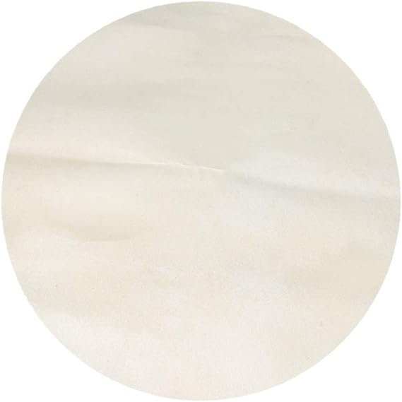 Yibuy Thin Skin Drum Head for Bongo Drum/12" African Drum Beige 40cm Diameter