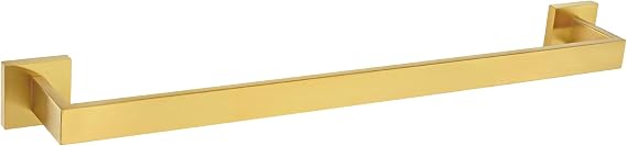 Angle Simple 23.74 Inches Towel Holder, Single Towel Bar, Brushed Dark Gold