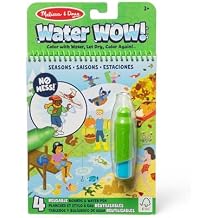 Melissa & Doug Lets Explore Water Wow! Seasons Water-Reveal Pad Reusable On The Go Travel Activity - FSC Certified
