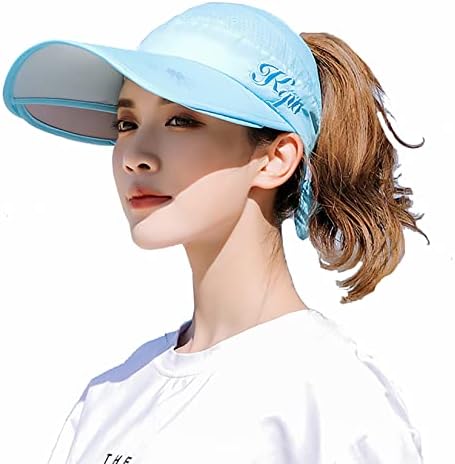 Sun Hats for Women Wide Brim Visors Caps Floppy Beach Shell Packable for Hiking Golf Tennis Outdoors