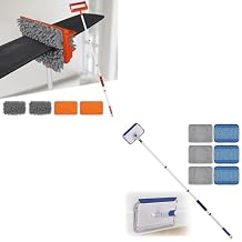 Ceiling Fan Cleaner Duster & Baseboard Cleaner Tool Mop