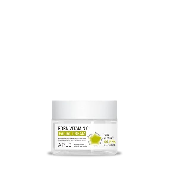 APLB PDRN Vitamin C Facial Cream | PDRN VITA CENTM 44.6% 1.86 FL.OZ/Korean Skincare, Wrinkle Care, Elasticity care, Moisturize, Revitalize for gentle and improve skin texture