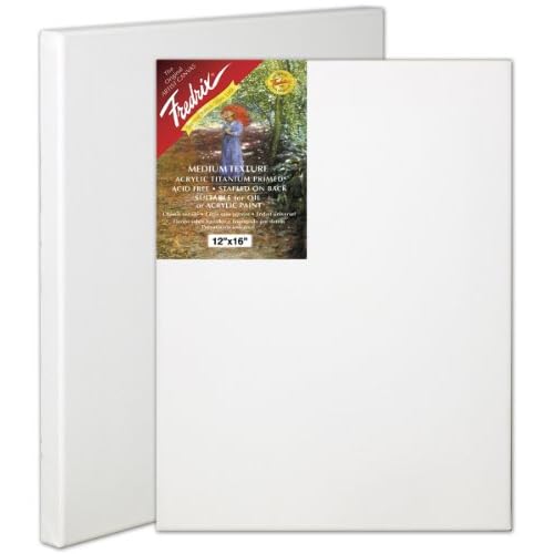 Fredrix 5056 Stretched Canvas, 20 by 20-Inch