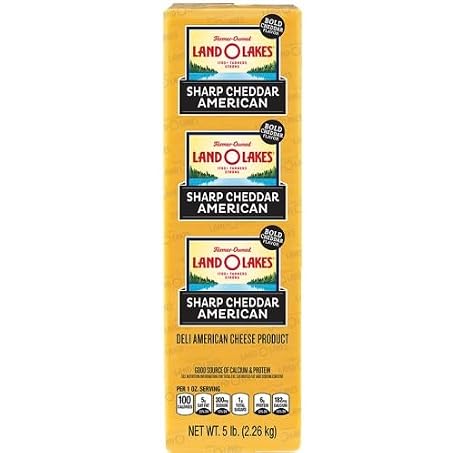 Cheddar American Sharp Cheese Loaf 2.5 lb
