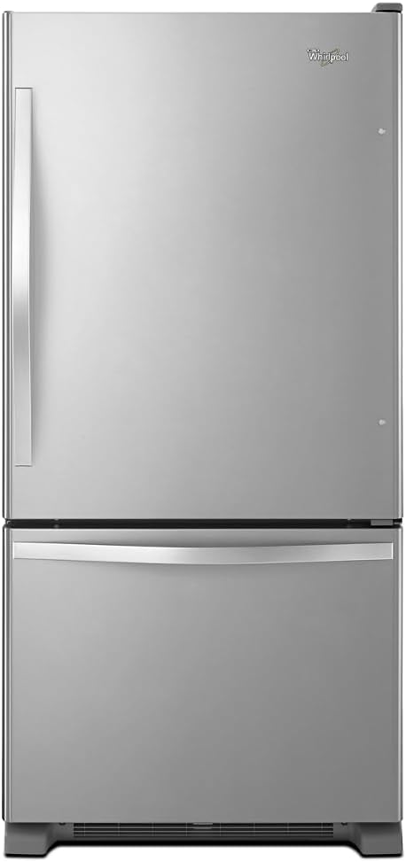 Whirlpool WRB329DMBM 18.5 Cu. Ft. Stainless Steel Bottom Freezer Refrigerator