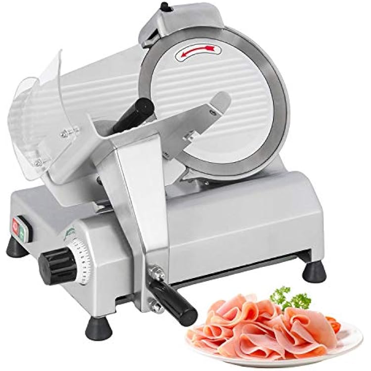 GorillaRock Electric Meat Slicer | Food Cutter | Stainless Steel Blade 10