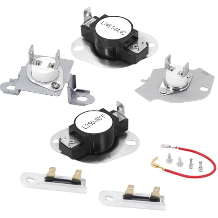 Dryer Repair Kit - 279816 & 279973 & 3392519 Fit for Whirl-pool May-tag Ken-more Dryers