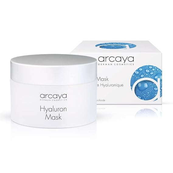 arcaya Hyaluron Mask - Hydrating Face Mask Enriched with Hyaluronic Acid for All Skin Types - Revitalize your Skin with Vegan & Oil-Free Moisturizing Face Mask,100ml