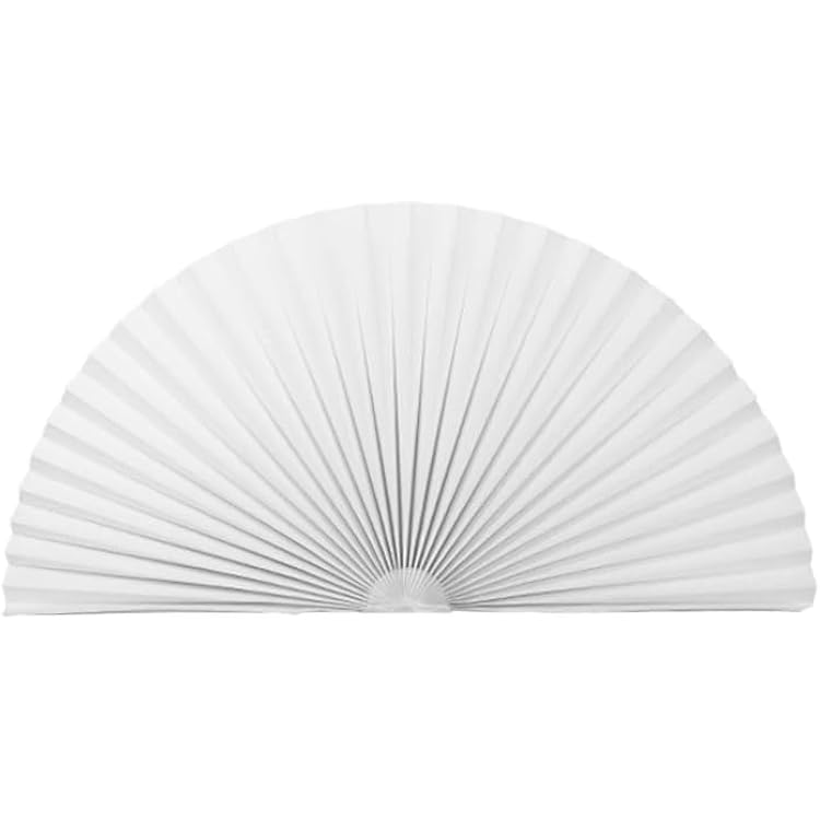 2 Pcs Arch Half Circle Window Shades, Light Filtering, Polyester, White, Semicircular, 35.4 x 17.7