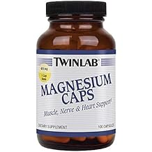 Twinlab Magnesium Capsules, 420 milligrams, 100 Capsules
