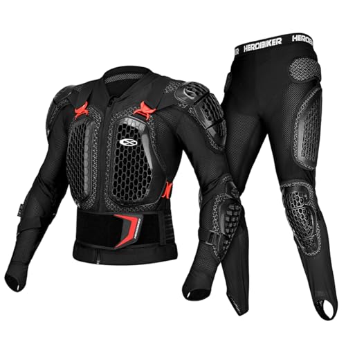 Motorcycle Body Armor Jacket Motocross Riding Protective Gear Mesh Lightweight Flexible Safety Protector for Cycling ATV Dirt Bike Chest
