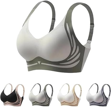 Generic Lifting Anti-Sagging Wireless Push-up Bra, Adjustable No Underwire Bra