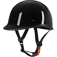 Retro Style Motorcycle Half Helmet - Classic Design Half Motorcycle Helmet, DOT Certified