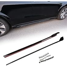 Bomely Side Skirts Compatible with 2020 2021 2022 2023 Tesla Model Y Side Skirts Styling Sports Body Kits for Tesla Model Y Accessories (Glossy Black)
