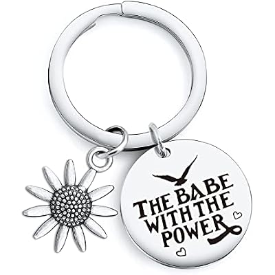 Babe Keychain Daughter Gift Movie Fans Gift Movie Lover Jewelry Feminist Keychain Eagle Gift