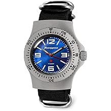 VOSTOK | Komandirskie 280681 Automatic Mechanical Wrist Watch | 17 Jewels Black Nylon