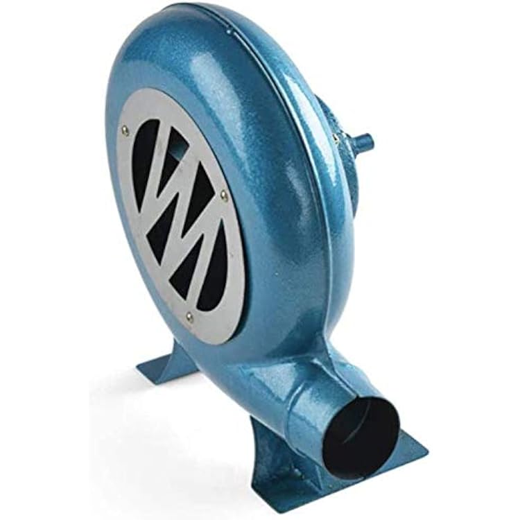 Portable Barbecue Fan, Hand-Cranked Fan, Manual Forged Outdoor Blower, Hand-Cranked Bellows, Barbecue Centrifugal Fan,350W