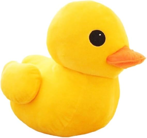OUKEYI 11.8" /30cm Yellow Plush Duck Stuffed Animal Toy, Soft Cuddly Plushie Hugger Toy for Boys & Girls, Birthday Gifts for Kids or Girlfriend