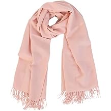Winter Cashmere Feel Scarf Solid Color Pashmina Shawl Wraps Soft Warm blanket Scarves for Women Girls