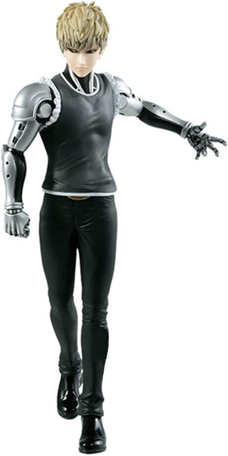 QAHEART Anime Genos Figure Statue, 7.08in Standing Pose Genos Action Figure Model Sculpture Cartoon Manga Figure Collectible Xmas Gifts for Fans, 18cm
