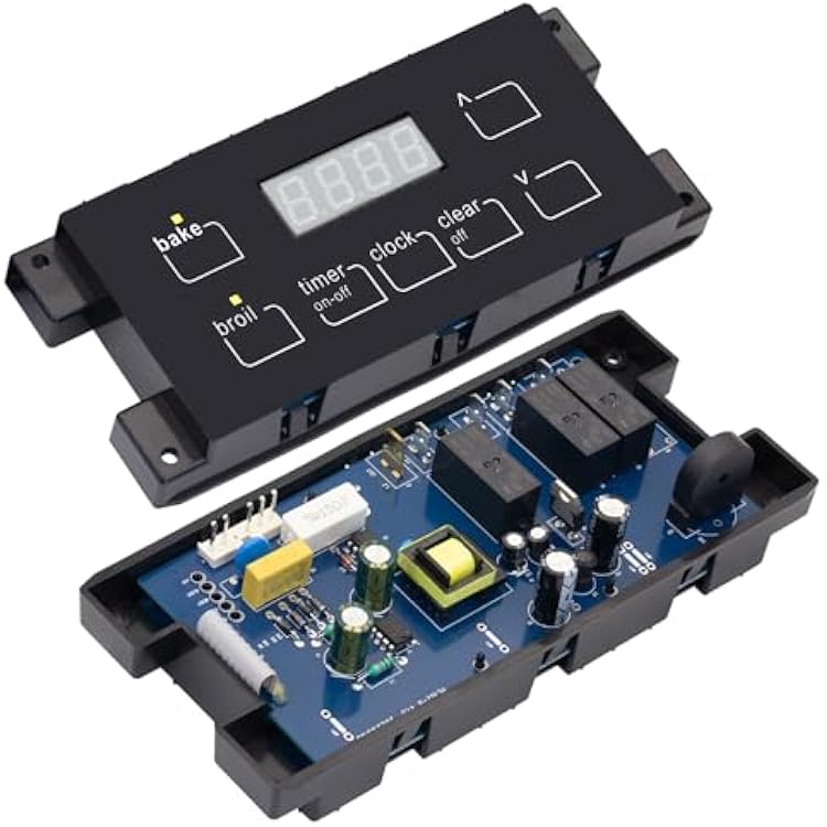 316455400 Oven Range Control Board for Frigidaire Kenmore Oven Stove Board Oven Range Stove Clock Control Board 5304518660 -Blue board