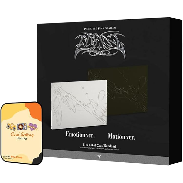 Dreamus TAEMIN ETERNAL Album [Motion ver. Standard ver.]Pre Order BenefitsBolsVos Exclusive K-POP Inspired Digital Merches