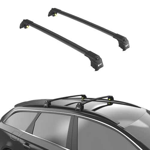 TURTLE Compatible with Honda Cr-V Mk2 2002-2006 Air2 roof Rack | Black