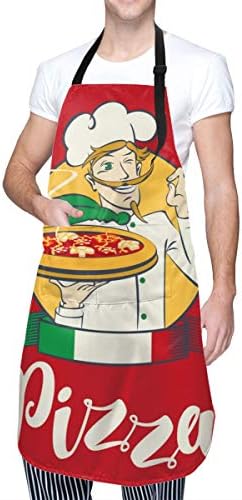 Abucaky Waterproof Apron For Adults Chef Bib With 2 Pockets For Kitchen Bbq Crafting Drawing
