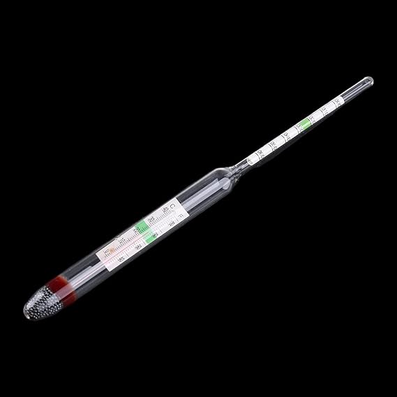 Glass Aquarium Hydrometer with Built-in Marine Floating Salinity Tester 1.000-1.060 7.87in