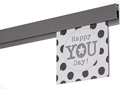 STAS papergrip - Restaurant Ticket Holder - Ticket Rail Bulletin bar - Poster Hanger - 59 inch (150 cm) (Aluminum Structured)