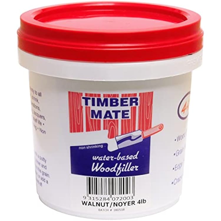 Timber Mate Wood Filler, Walnut, 1 Quart