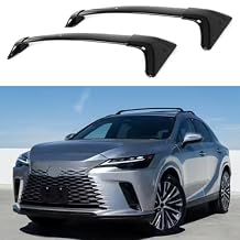 Upgrade Roof Rack Cross Bar Fit for Lexus RX 2023 2024 2025 2026 350 350h 450h+ 500h, Aluminum Crossbar Roof Rail Bar,(Exclude Panoramic Sunroof) Black
