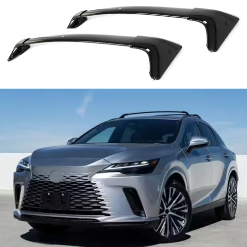 2 Pcs Roof Rack Cross Bar Fits for Lexus RX 350 350h 450h 500h 2023 2024 2025, Aluminum Cargo Crossbars Carrier Roof Rail Rack Exclude Panoramic Sunroof, Black